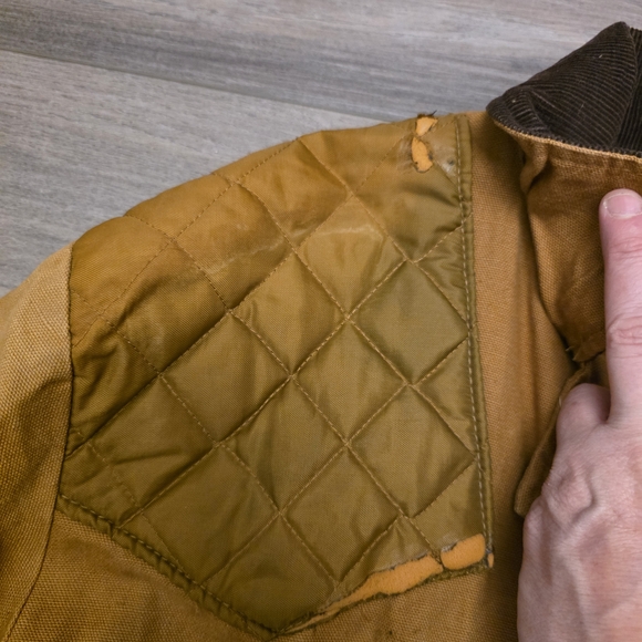 Vtg RARE 70s Sears Duck Hunting Jacket with Unique Duck Linning Classic Piece - Picture 9 of 16